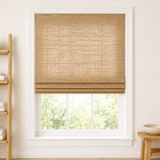 Custom Willow Light Brown Woven Bamboo Shades - Standard - Light Brown W07-6