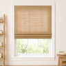 Custom Willow Light Brown Woven Bamboo Shades - Standard - Light Brown W07-6