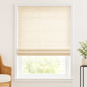 Custom Willow Marble White Woven Bamboo Shades - Standard - Marble White W07-9