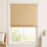 Custom Willow Buff Top Down Bottom Up Bamboo Shades - Top Down Bottom Up - Buff W07-11