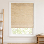 Custom Willow Cream Top Down Bottom Up Bamboo Shades - Top Down Bottom Up - Cream W07-7