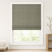 Custom Willow Gray Green Top Down Bottom Up Bamboo Shades - Top Down Bottom Up - Gray Green W07-2