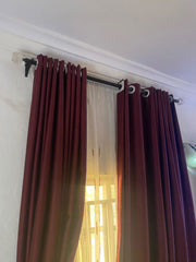 Black 100% Blackout Curtains