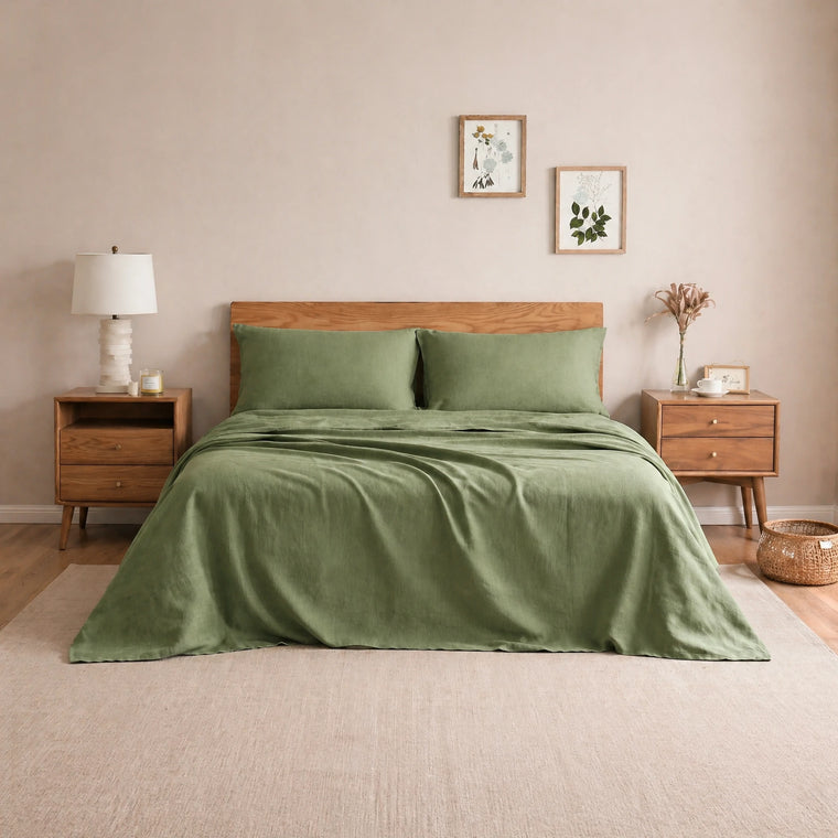 Linens Bed Sheet Set Queen Size for Hot Sleepers - Fredesigner