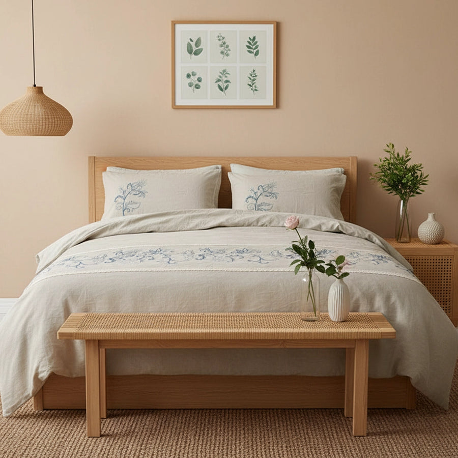 CozyLux Queen Comforter Set for All Seasons - Fredesigner