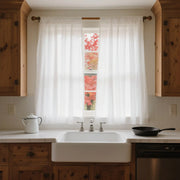 Kitchen sheer curtains
