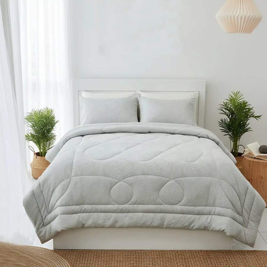 Linen Bedding Set Comfortable Elegant Design - Fredesigner