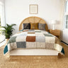 Soft Plaid Bedspread Coverlet - Fredesigner