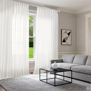 pinch pleat linen drapes
