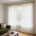 Linen sheer curtains