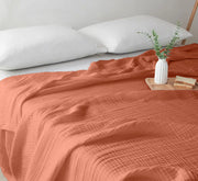 4 Layer Gauze Rustic Bed Cover - Fredesigner