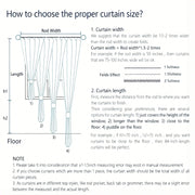Custom 100% Blackout Curtains for Bedroom/Living Room - Fredesigner