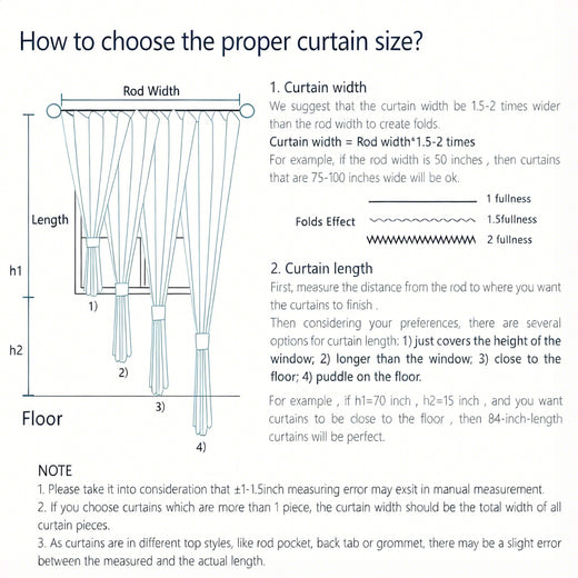 Custom 100% Blackout Curtains for Bedroom/Living Room - Fredesigner