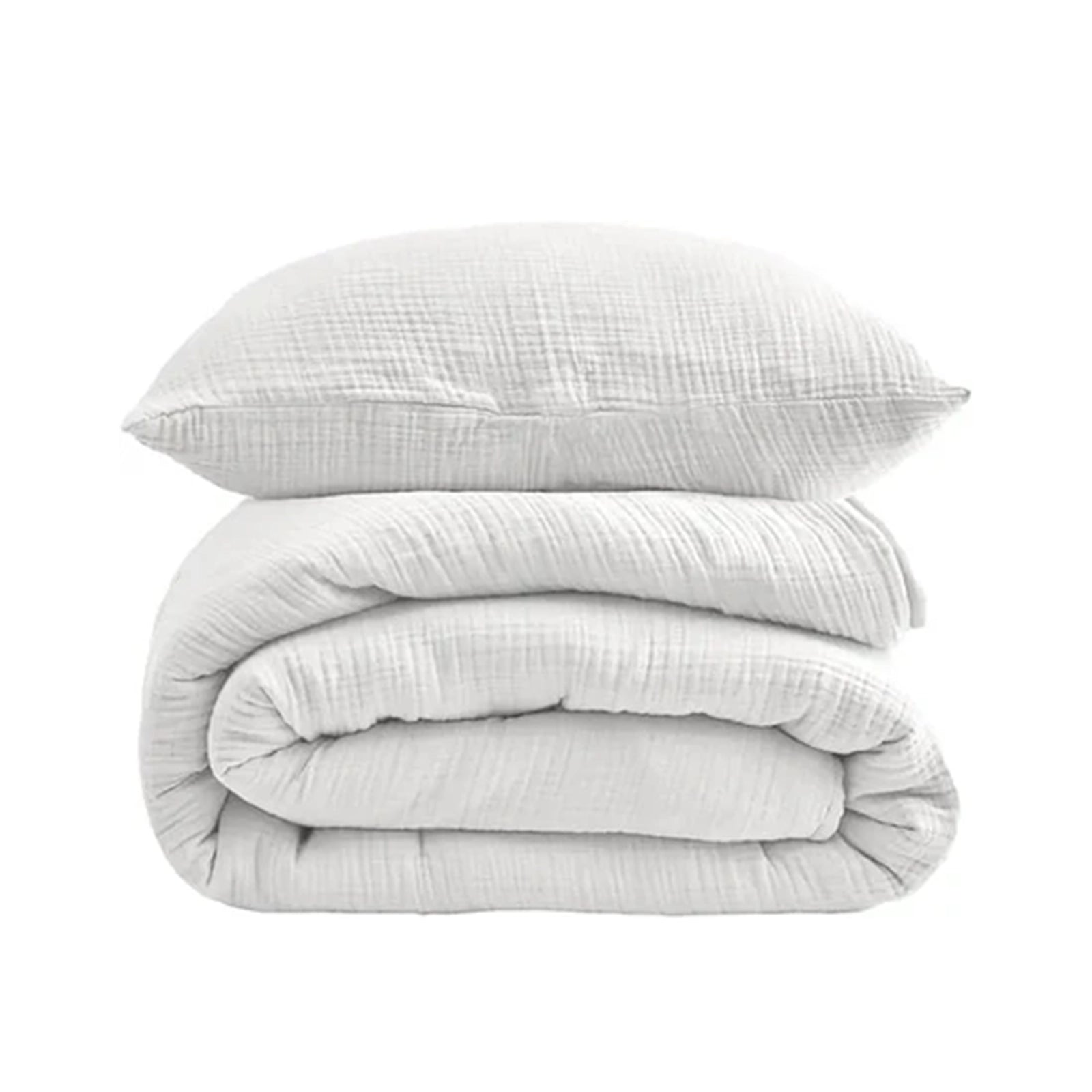 2-Layer Gauze Muslin Cotton Duvet Cover - Fredesigner