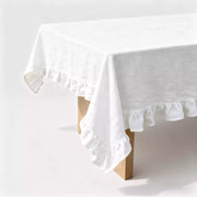 White Table Cloth for 6 or 8 Foot - Fredesigner