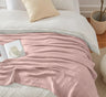 100% Cotton Blankets for Couch Breathable Gauze - Fredesigner