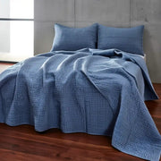 Soft Quilt Bedding Set Mineral Blue - Fredesigner