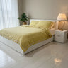 3pcs Lace Ruffled Bedding Comforter Set - Fredesigner