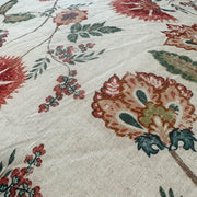 Vintage Floral Print Cotton Linen Bedding 3-Piece Set - Fredesigner