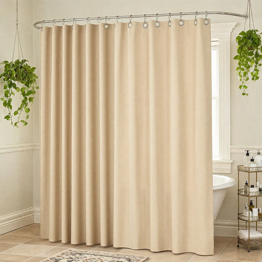  Heavy Duty Long Curtains for Bathroom Showers