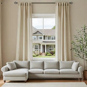 Semi Sheer Linen Curtains