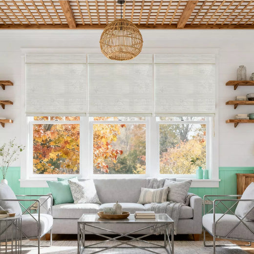 Blackout Natural Blinds for Indoor Windows