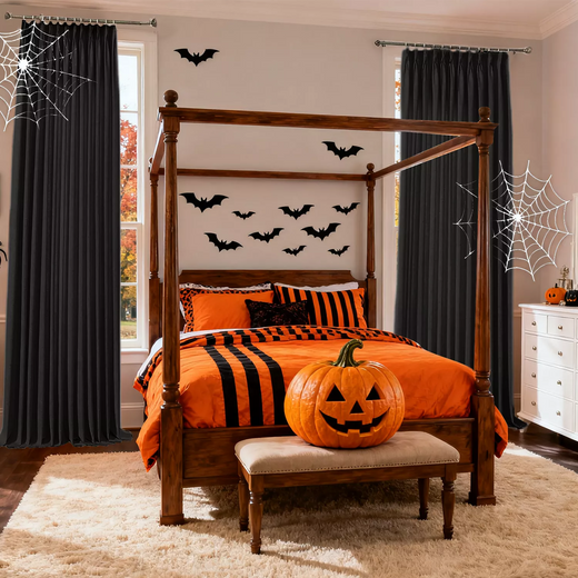 Halloween Blackout Curtains Modern Curtains Sedona - Fredesigner