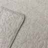 100% Linen Quilted Bedspread Solid - Fredesigner