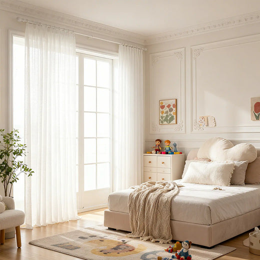 pinch pleated draperies
