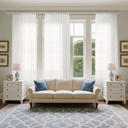 pinch pleat linen drapes
