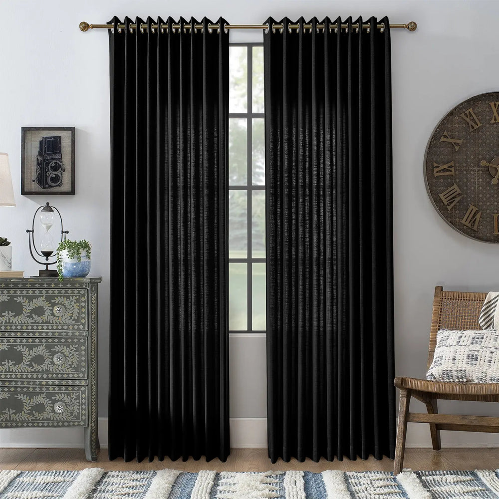 bedroom window curtains
