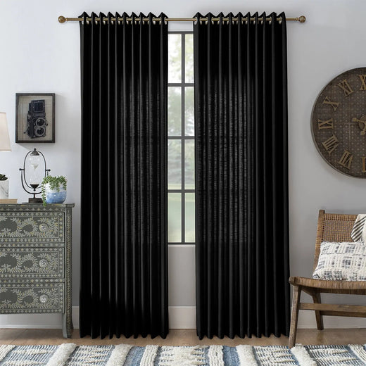 bedroom window curtains
