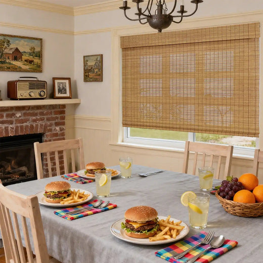 Custom Window Shades with Lining
