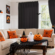 Halloween Blackout Curtains Modern Curtains Sedona - Fredesigner