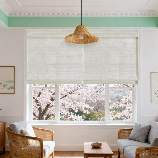 Blackout Natural Blinds for Indoor Windows