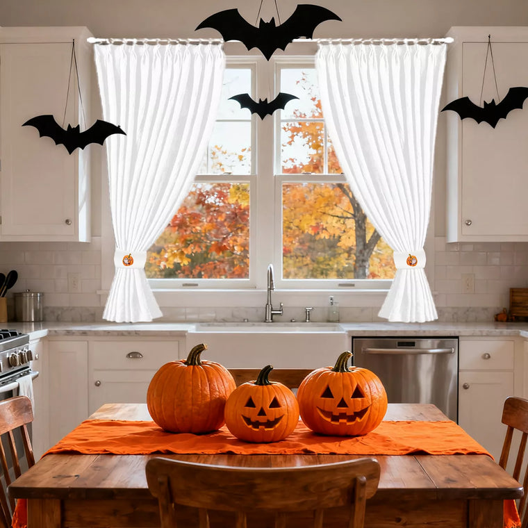 Halloween Drapes for bedroom