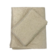 100% Linen Quilted Bedspread Solid - Fredesigner