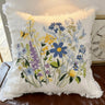 Embroidered Throw Pillow Covers 18x18 Inch Set of 2 - Fredesigner