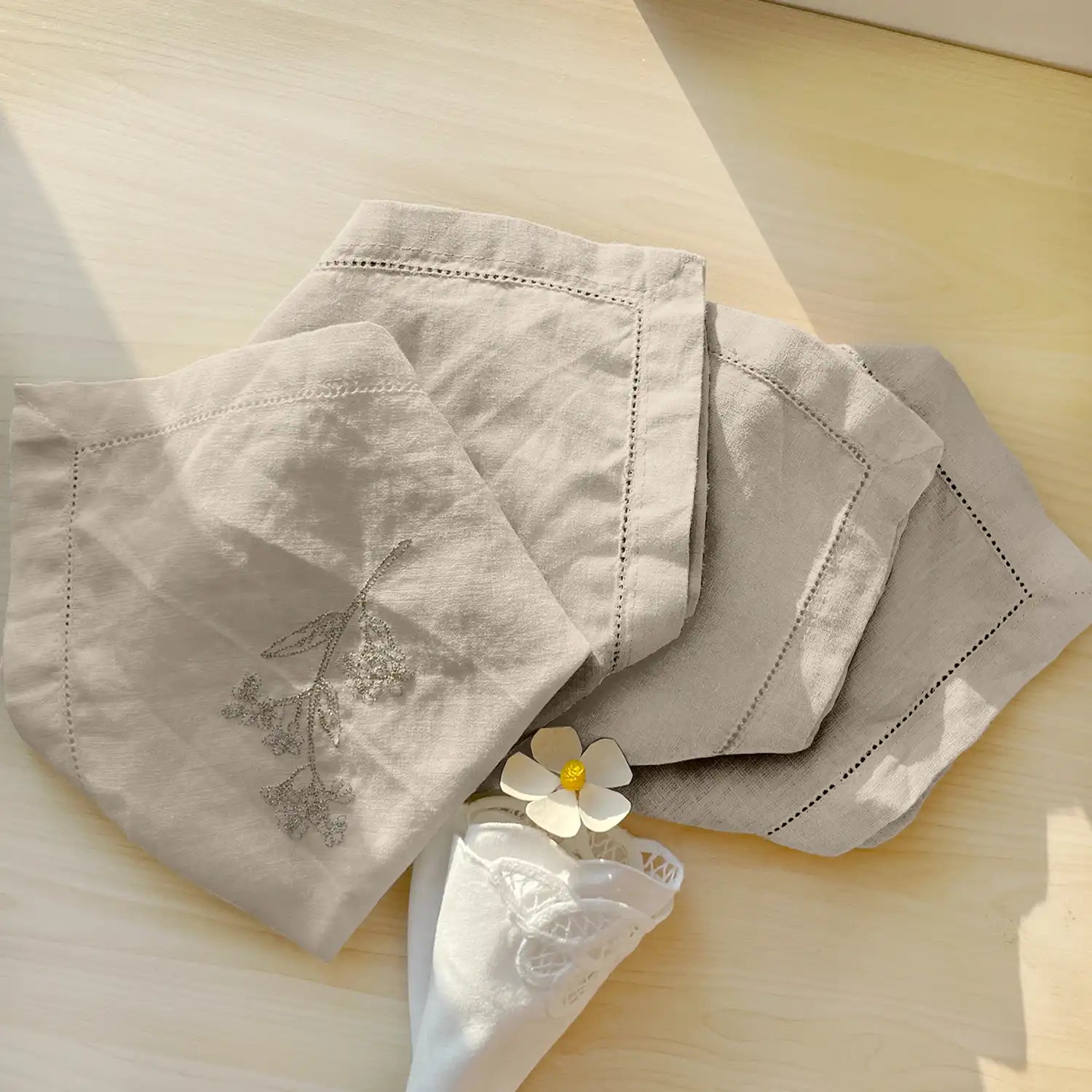 Linen Napkin Baby Shower Birthday Dining Table Decorations - Fredesigner