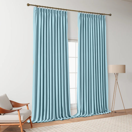 Custom Window Curtains for Bedroom with Blackout Lining