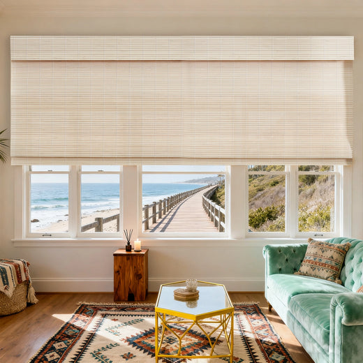 Custom Woven Wood Shades for Indoor Windows