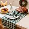 Napkins Green and White Plaid - Fredesigner