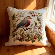 Embroidered Throw Pillow Covers 18x18 Inch Set of 2 - Fredesigner