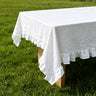 White Table Cloth for 6 or 8 Foot - Fredesigner