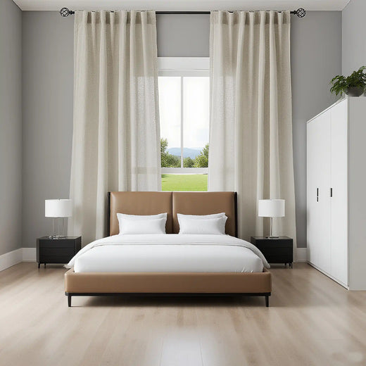 White Sheer Curtains 