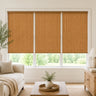 Custom Ivy 3 Shades on 1 Headrail Bamboo Shades - three on one headrail