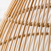Custom Ramie Reed Top Down Bottom Up Alum. Headrail Bamboo Shades - Reed macro detail