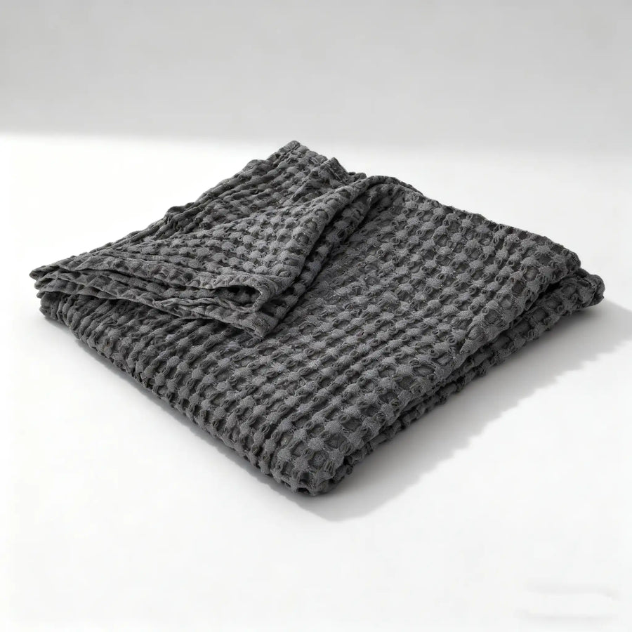 Cooling Cotton Waffle  Blanket - Fredesigner