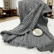 Cooling Cotton Waffle  Blanket - Fredesigner