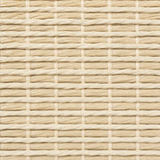 Custom Hazel Buttercream Woven Bamboo Shades - Buttercream woven bamboo material close-up